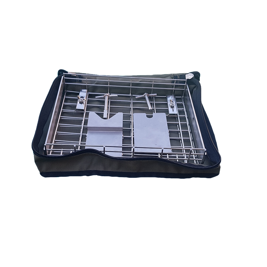 MadKon Ammo Box Braai Flat Basket Rotisserie