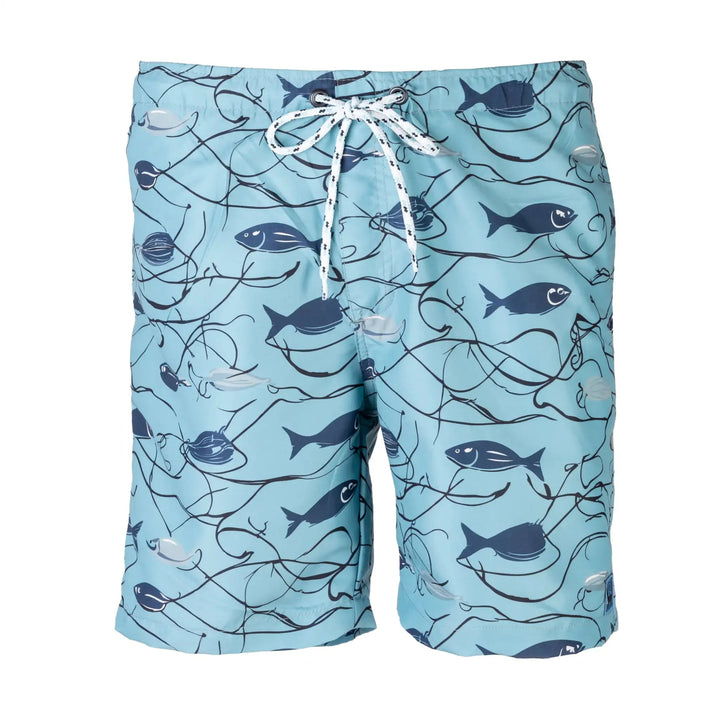 Hooked Line Mens Swim Shorts