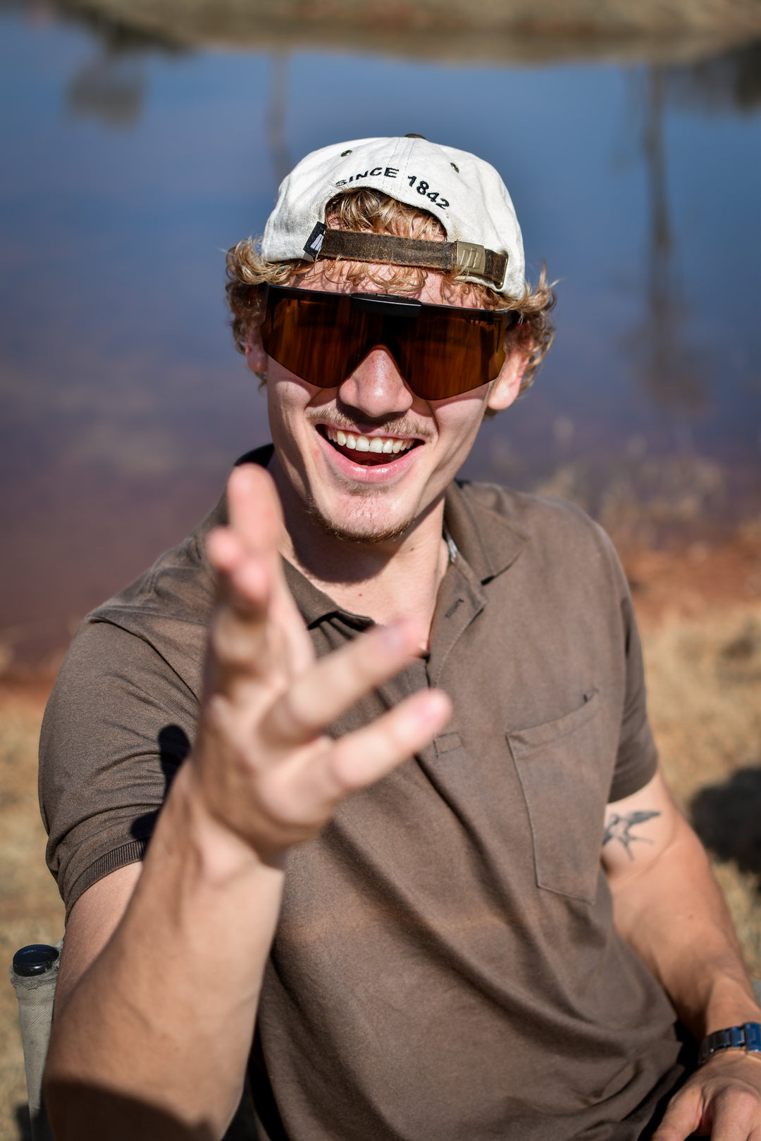 The Exec Gold Flip-Off 2.0 Wide