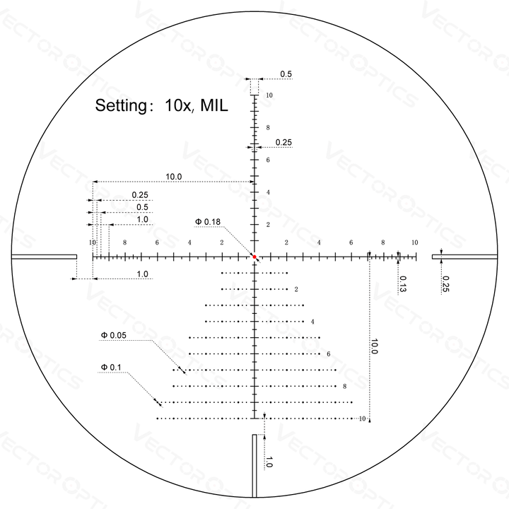 Veyron 4-16x44IR SFP Compact  Riflescope