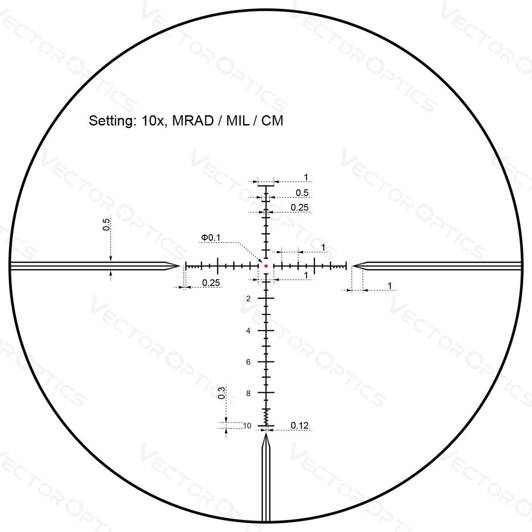 Taurus 6-24x50 HD HT Riflescope