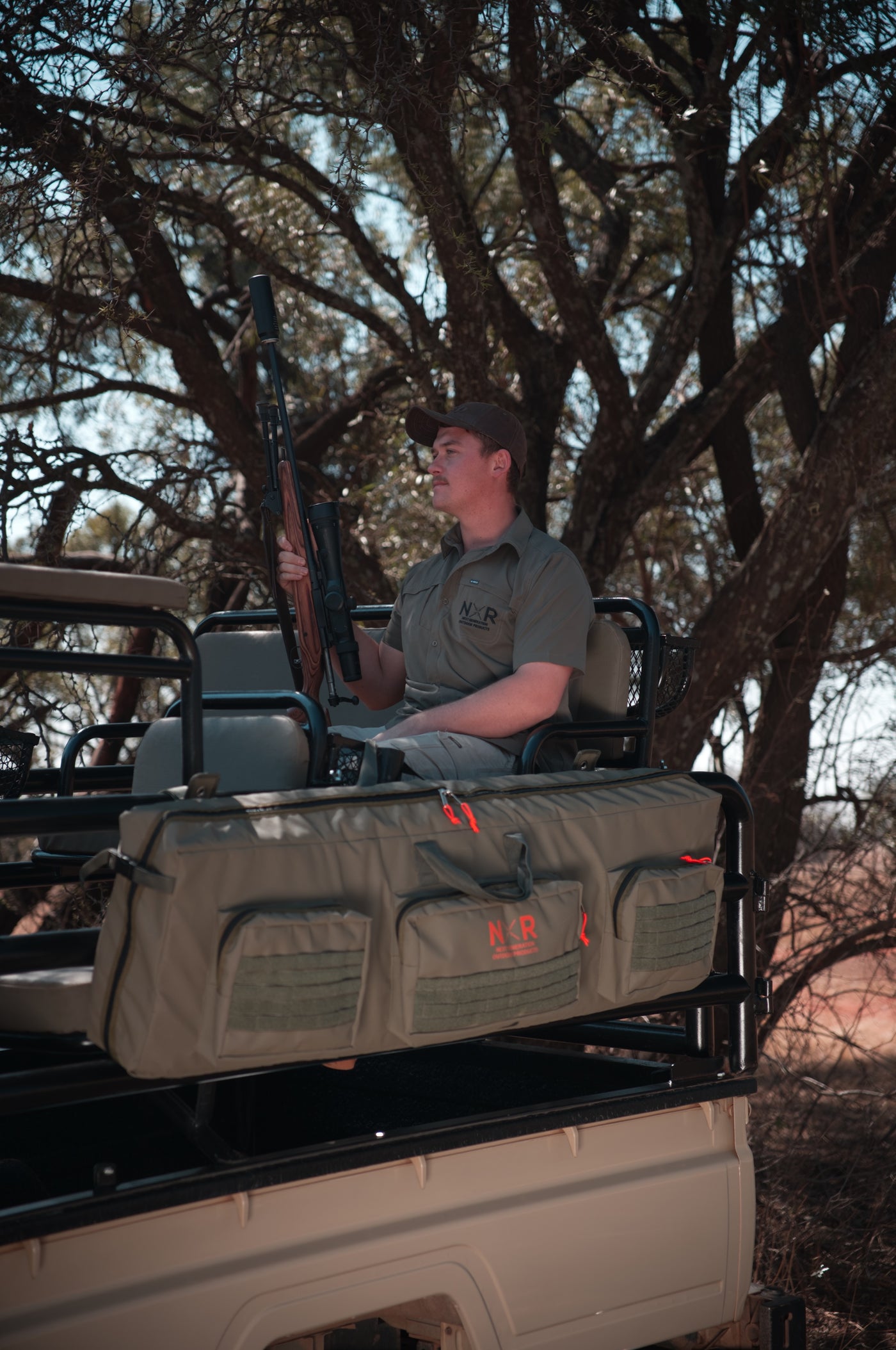 Deluxe Double Cattle Rail Rifle Bag