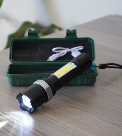 LED USB Rechargeable Flashlight