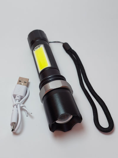 LED USB Rechargeable Flashlight