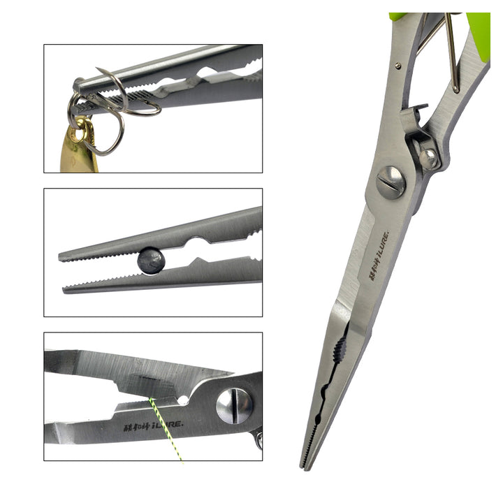 MULTI PURPOSE LONG NOSE FISHING PLIERS