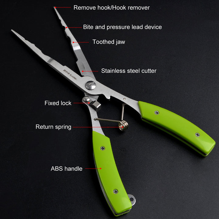 MULTI PURPOSE LONG NOSE FISHING PLIERS